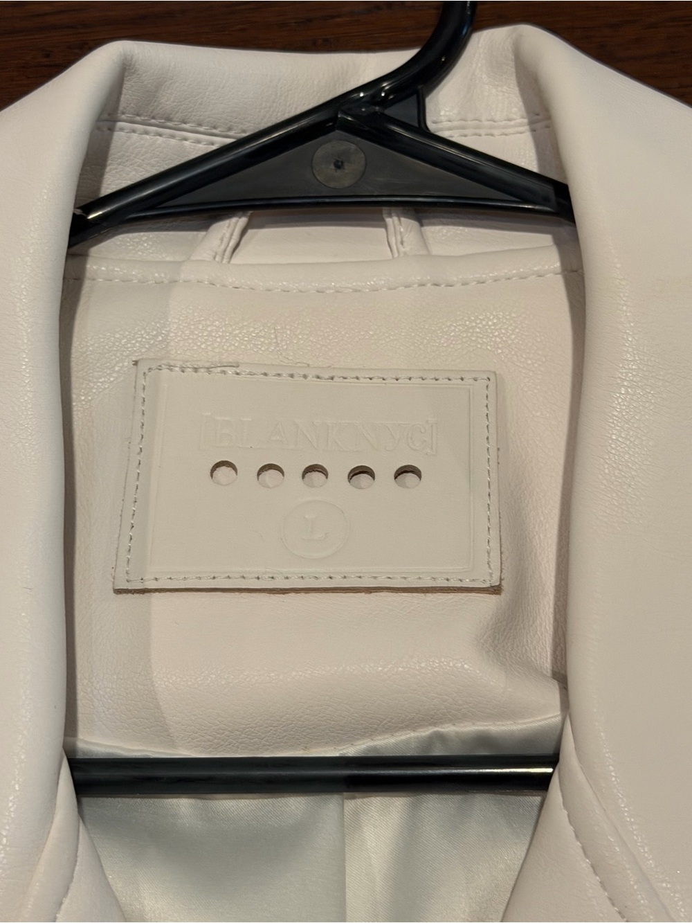 Blank NYC White Jacket with Black Star Print - Picture 4 of 6
